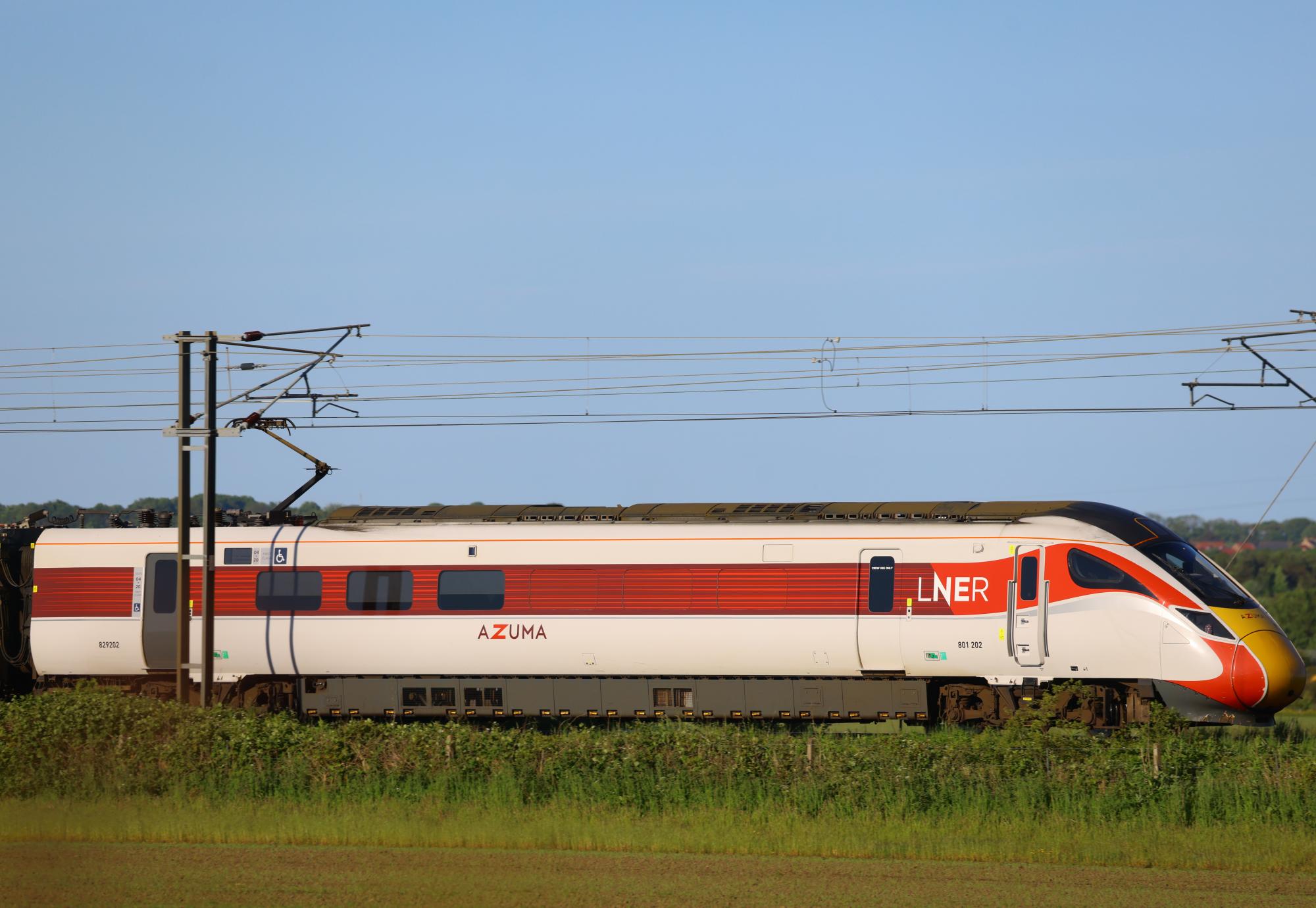 LNER的Azuma列車駕駛室安裝了FFCCTV