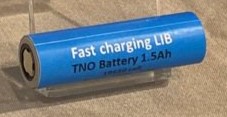 圖、鈮酸鈦（TNO）負極材料所製之鋰電池