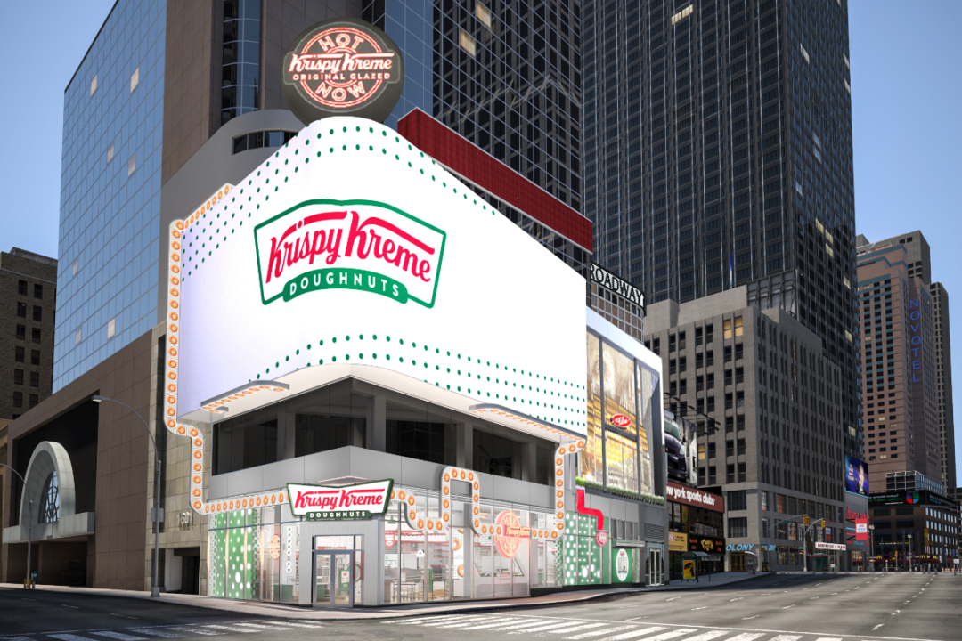 學習美國甜甜圈連鎖店Krispy Kreme，以創新顯示應用說好品牌故事