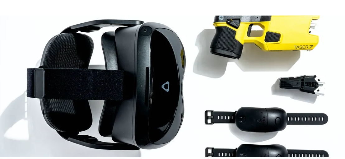 Axon VR模擬器與TASER電擊槍